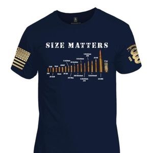 "Size Matters" Short Sleeve Mens T-Shirt